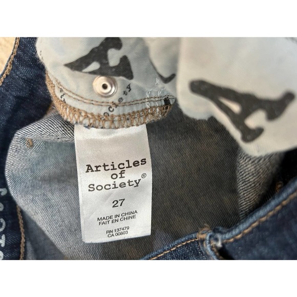 Articles of society jeans size 27 - Picture 6 of 6